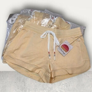 PJ Salvage Everyday Fade Away Lounge Pajama Shorts Sunshine XS